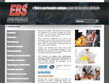 Tablet Screenshot of ebs-securite.com